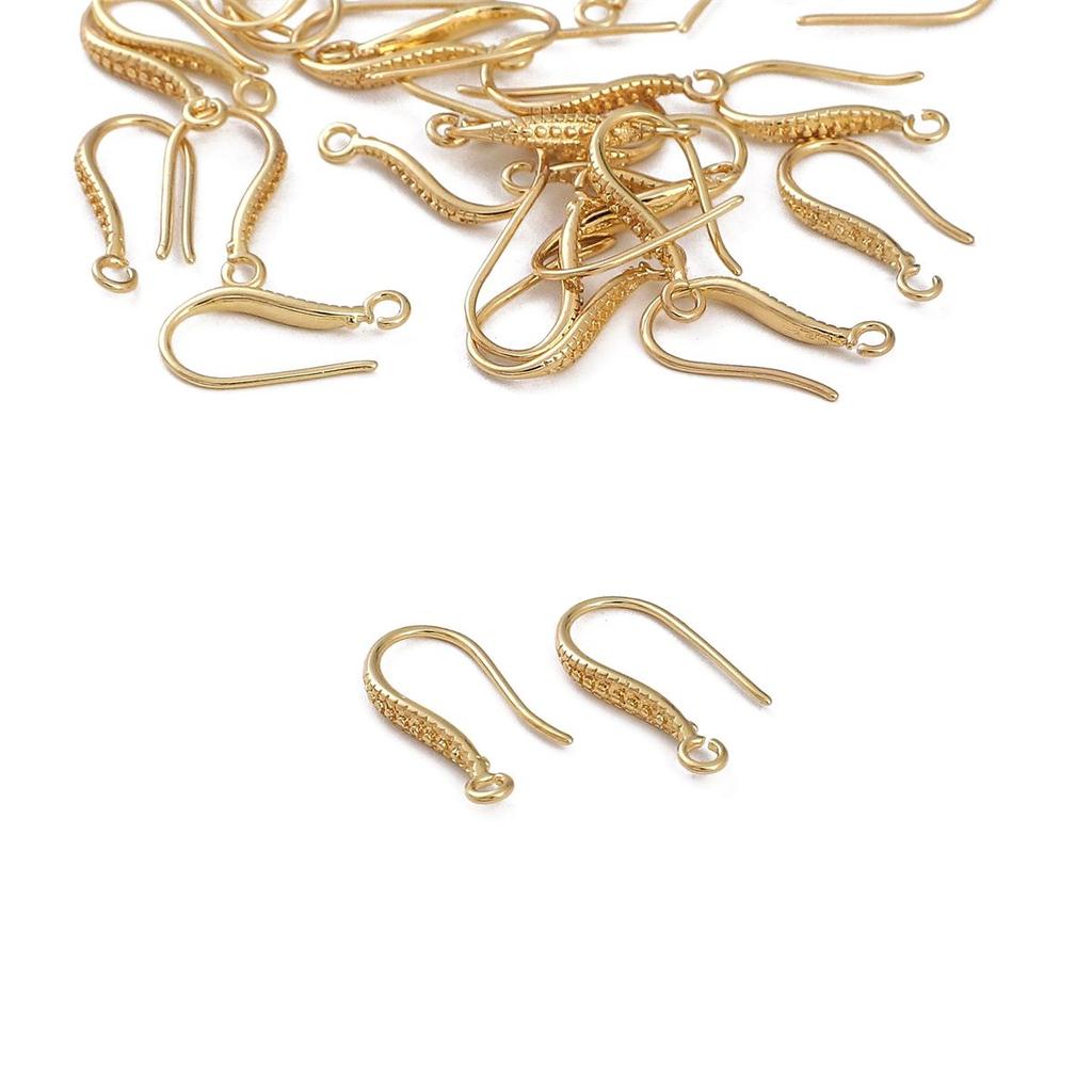 2 шт. медный крючок для ушей для изготовления ювелирных изделий своими руками, аксессуары для рукоделия