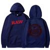 RAW Fashion Hoodie Мужская толстовка из флиса с капюшоном Harajuku Hip Hop Повседневная мужская женская толстовка Высококачественный пуловер с капюшоном