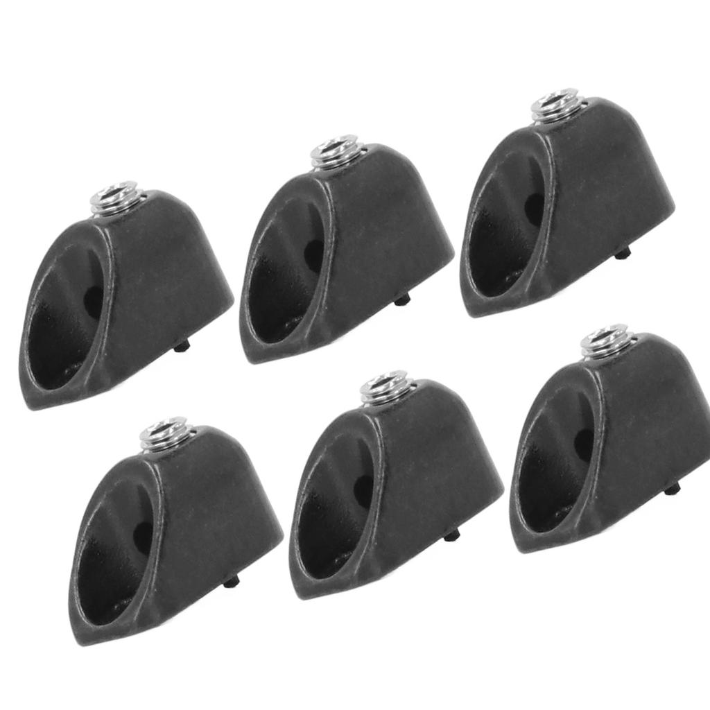 Электрогитара без головки, стопорный порожек из цинкового сплава, сменный для 6-струнной гитары, раздельного типа, черный