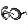 30/40/50/60-й день рождения со стразами, новинка, очки для очков, реквизит для костюма