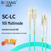 Boyang 10-гигабитный дуплексный многомодовый оптоволоконный патч-корд OM3 LC-SC