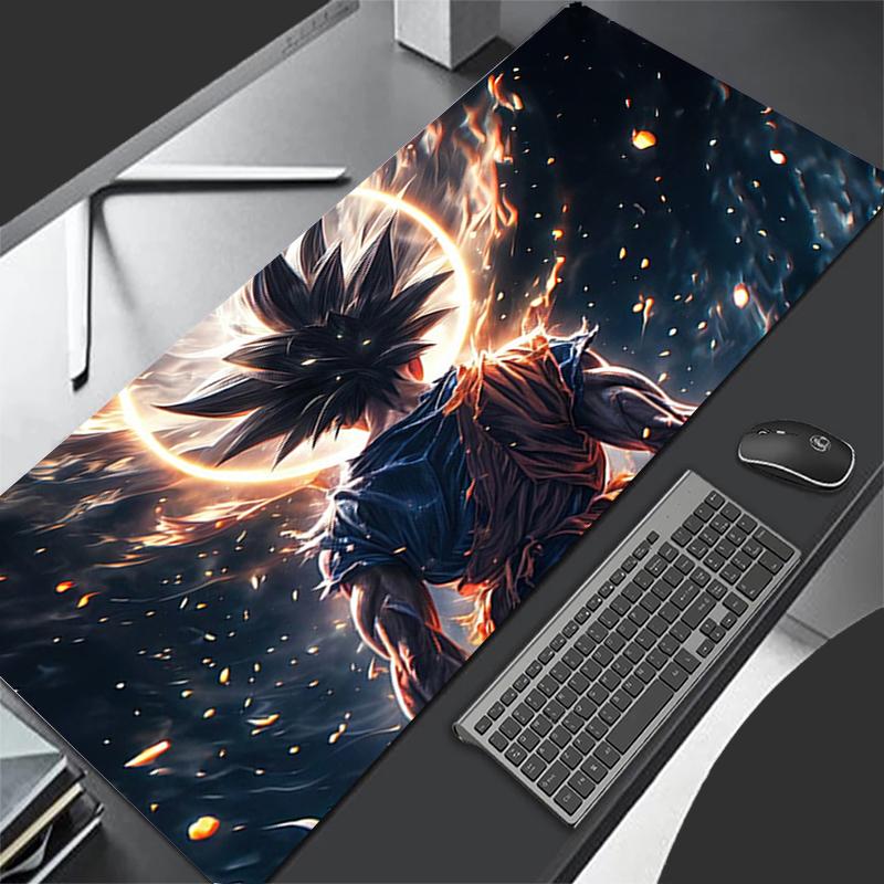 Gaming Mousepad Dragon BallZ DBZ Big Computer Gamer Mouse pad Natural Rubber with Locking Edge Gaming Mouse Mat XXL Mouse Pads