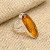 Очаровательный медовый топаз, драгоценный камень ручной работы, ювелирные изделия из стерлингового серебра 925 пробы для женщин