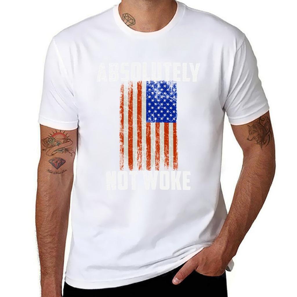 Not Woke Absolutely Anti Woke Cancel Cancel Culture Tshirt Nonshrink Basic Cotton Tshirt