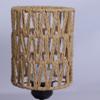 Boho Paper Rope 3-Light Ceiling Lamp Vintage Chandelier E27 Rustic Fixtures for Living Room Bedroom Dining Table Kitchen Hallway