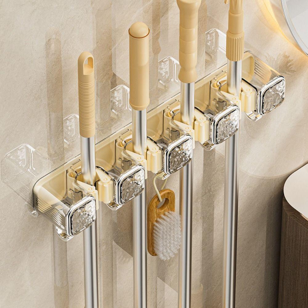 Настенный держатель для швабры, вешалка для хранения, органайзеры для метел, новая стойка для держателя швабры