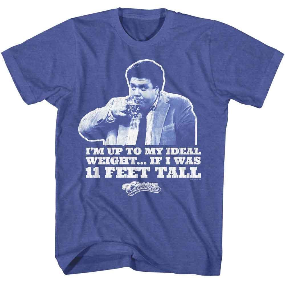 Cheers Ideal Weight Royal Heather T-Shirt