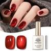 BORN PRETTY Magnetic Gel Cat Eye Cat Eye Fine Diamond Magnet Dazzling Sparkle Nails, Nails, Red, 15ml, Effect, Gel, Glitter, Gel, Included,