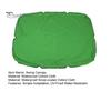 Garden Swing Canopy Replacement UV-Resistant Waterproof Easy To Install Silver-coated Oxford Cloth Swing Seat Cover Sun Shade