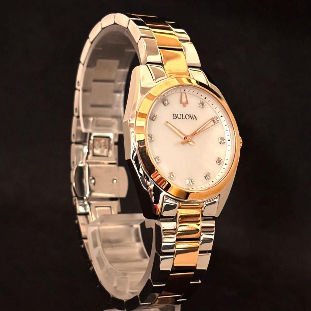 Б/у [Noble] BULOVA/Булова/Женские часы/С бриллиантами/Красивые/Для женщин