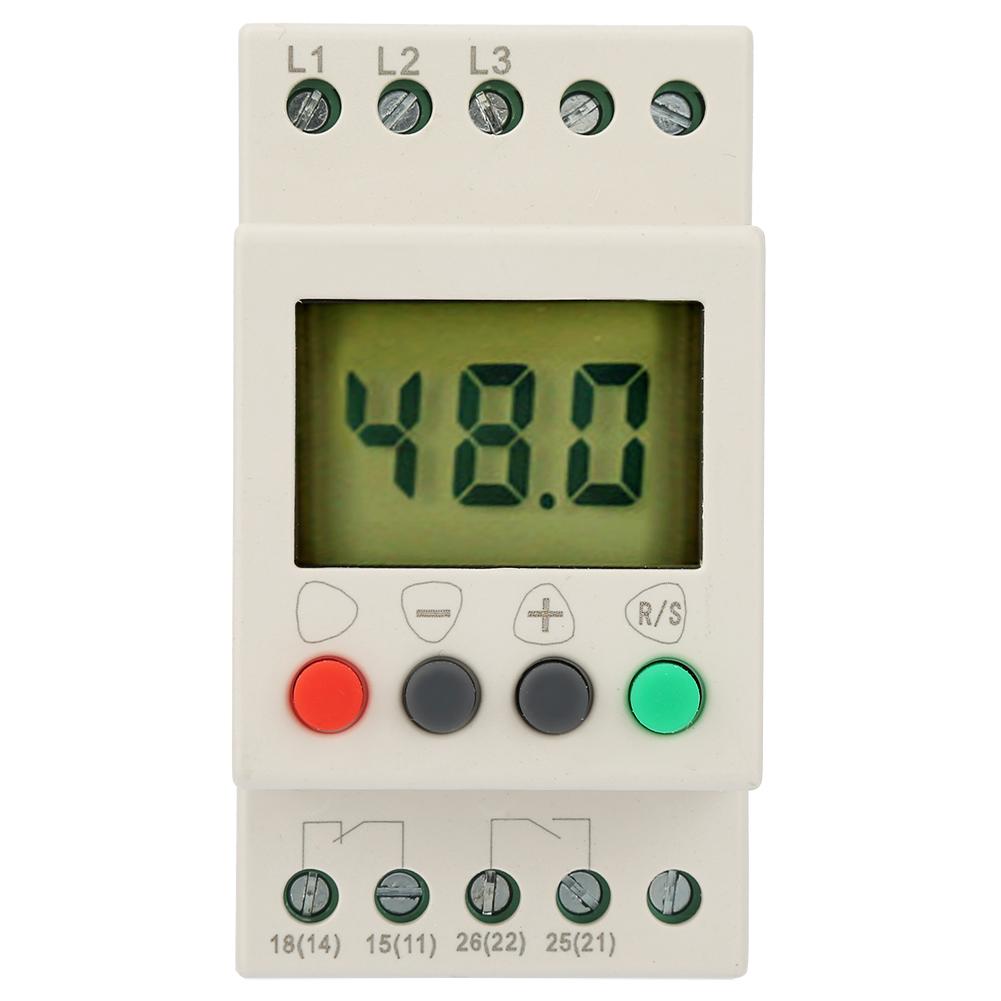 380V AC 50Hz 3 Phase Sequence Relay Protector Voltage Protective Relay with Digital Display