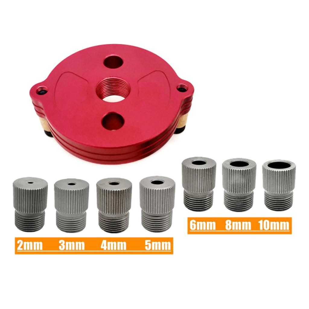 Модернизированный набор самоцентрирующегося дюбельного кондуктора 2-10 мм, вертикальный дырокол, локатор, инструмент для деревообработки из алюминиевого сплава, прочный-