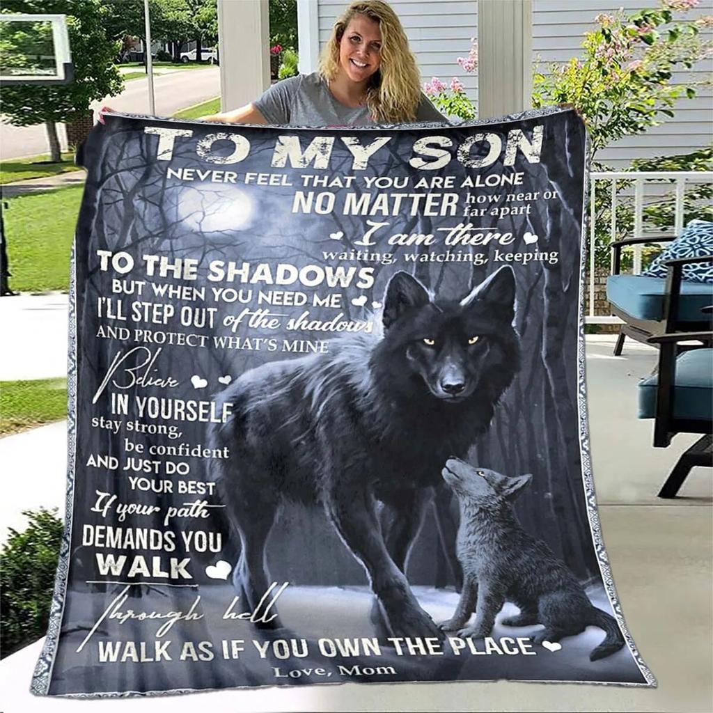 Одеяло для дочери с принтом, фланелевое одеяло для дивана, одеяло для моей дочери, Лев, Тигр, люблю тебя, мама, папа, волк, подарки для дочери