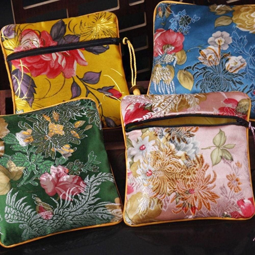 Cloth Cloth Wallet Tassel Chinese Style Coin Pouch Exquisite Embroidery Coin Pouch Ladies