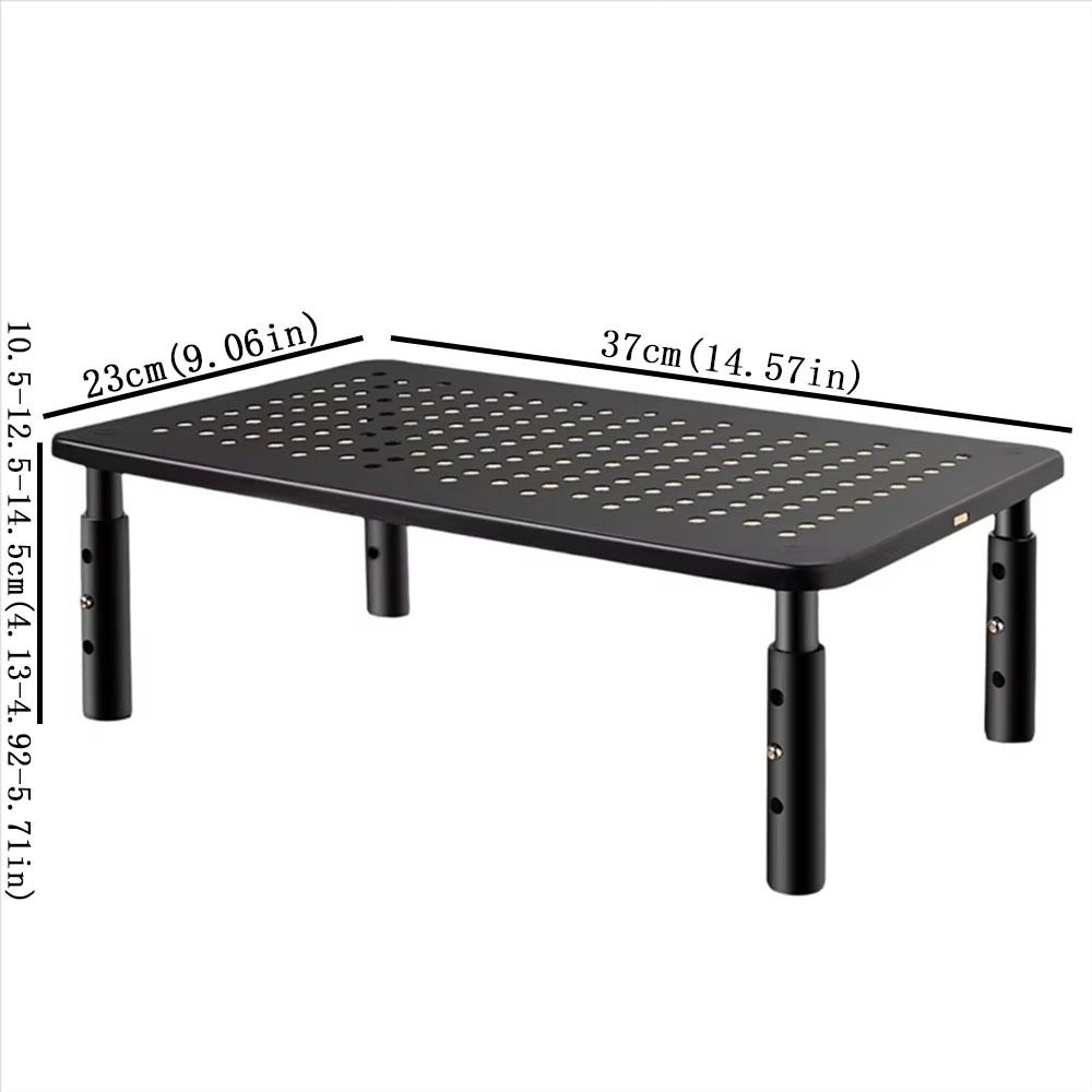 Metal Desktop Stand Riser Storage Drawer Laptop Dissipation Stand  Home Office