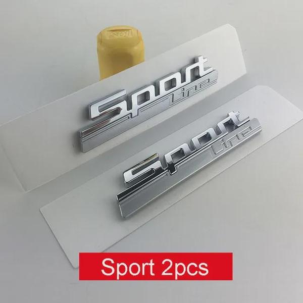 Новая роскошная эмблема Sport Line Fender для 730 740 750 750Li, боковой логотип, Стайлинг автомобиля, ремонт, обновление, наклейка, хромированная и матовая