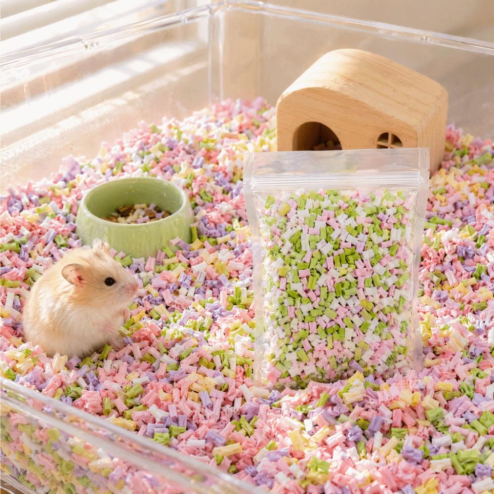 Paper Pulp Shavings Paper Litter Odor Control PET Cage Litter Hamster Bedding PET Litter Box
