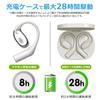 Wireless Bluetooth OWS Air IPX5 Noise Touch Open Bluetooth Remaining Capacity Up To 28 Hours of Continuous Sound Beige Earphones, Earphones,