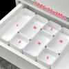 high quality7pcs Drawer Organizer Set, Plastic Cosmetic and Skincare Storage Boxes with Dividers for Vanity, Desktop, and Drawer Organization,