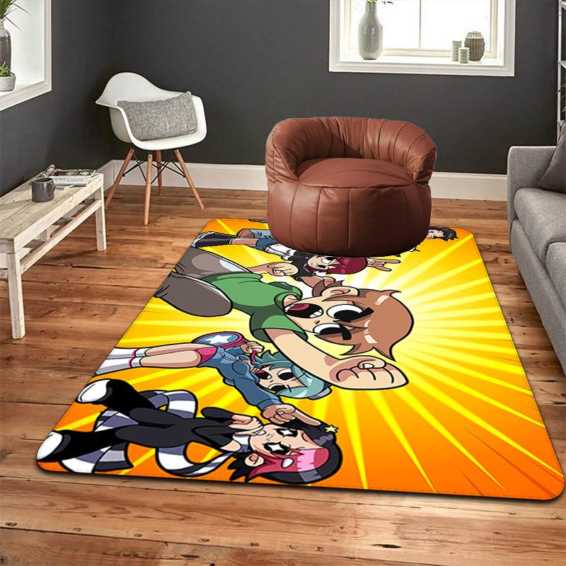 Scott Pilgrim Rug Floor Mat for Living Room or Bedroom Soft and Comfortable Carpet a Gift for Birthday and Holiday.NFF0928553