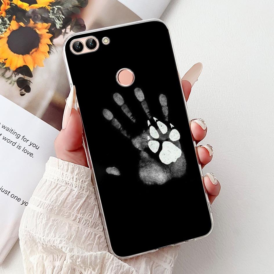 For Huawei P Smart 2018 Case Popular Butterfly Soft Silicone TPU Phone Back Cover For Huawei PSmart FIG-LX1 FIG-LX2 FIG-LX3 Case