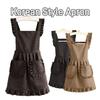 Корейский стиль кружевные фартуки хлопковый художественный фартук роспись прочные кулинарные фартуки для выпечки