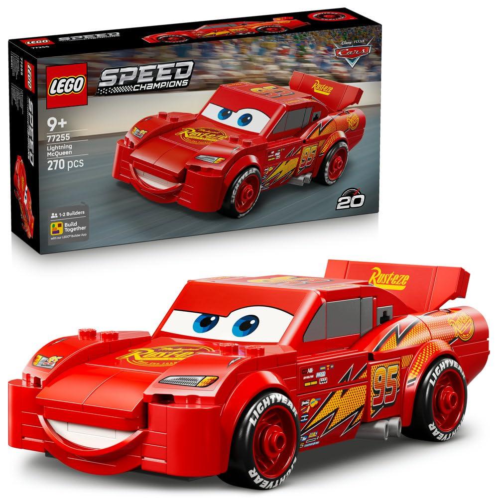 LEGO Speed Champions Lightning McQueen toy block birthday present Fathers Day boy girl child 9 years old 10 11 elementary school vehicle car miniature