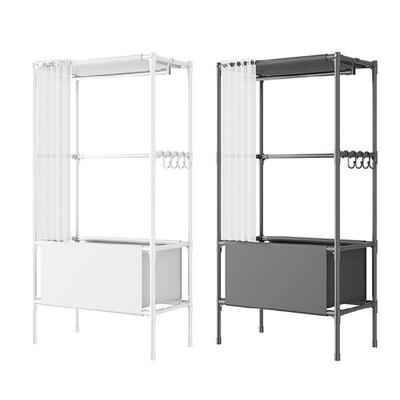 Быстрая установка Гардеробный шкаф Модульные конструкции Гардероб для спален общежитий и квартир Не требуются инструменты