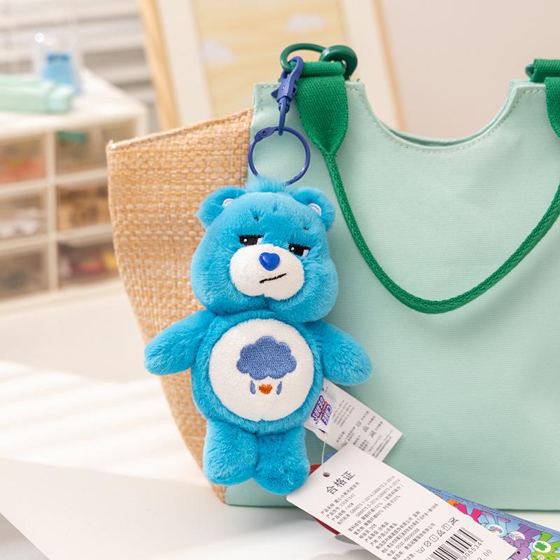 Оригинальный брелок-подвеска Care Bears Love Bear с функцией звонка, плюшевая игрушка