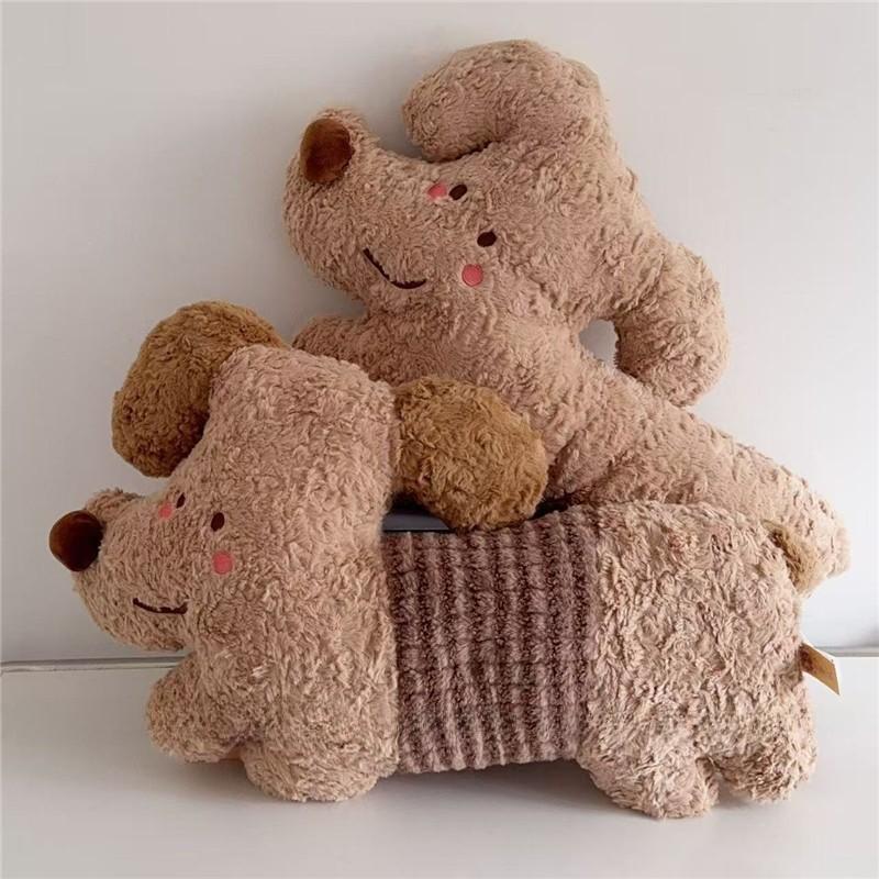 Animal Cute Dog Plush Pillow For Sofa Cute Bed Decoration And Kids Room Gift
