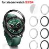 Metal Bezel Watch Case Strap Cover Tempered Glass Film Watch Bezel Shell for Xiaomi Watch S4/S3 for Xiaomi Watch S4 ESIM/S3 ESIM