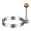 Stainless Steel Egg Ring Non-Stick Fried Egg Mold Heart Round Flower Five-pointed Star Shapes Breakfast Cooking Tools