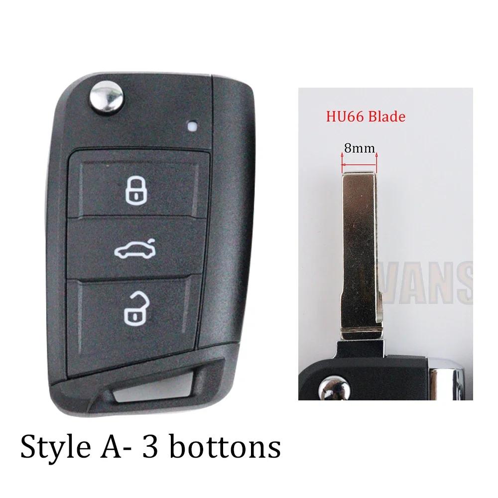Для Volkswagen Vw Golf 7 4 5 Mk7 Mk4 6 Tiguan Gti Для Skoda Octavia A7 Для Seat Leon Ibiza Altea Корпус Чехол Оболочка Брелок Автомобильного Ключа
