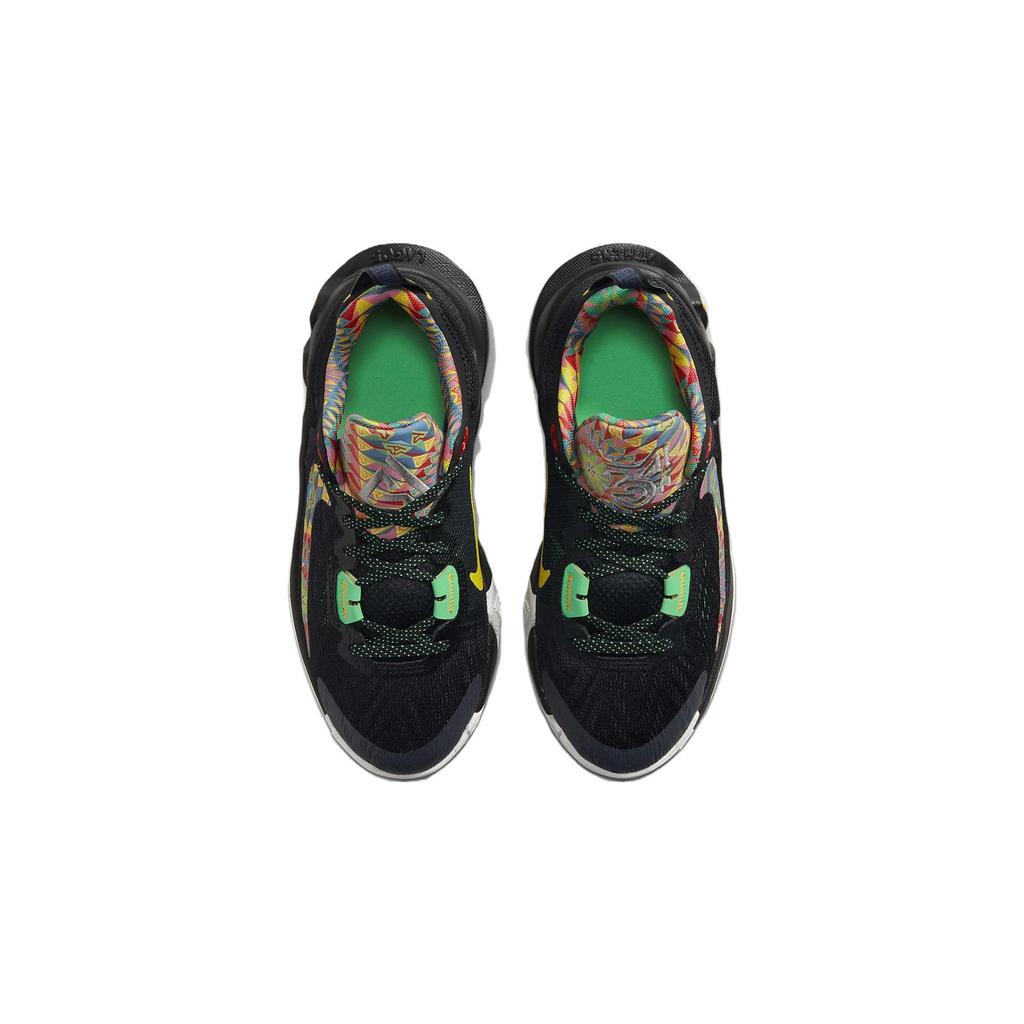 Nike Giannis Immortality 2 GS Kaleidoscope Kids Sneakers Black Electric-Algae University-Gold DQ1943-002