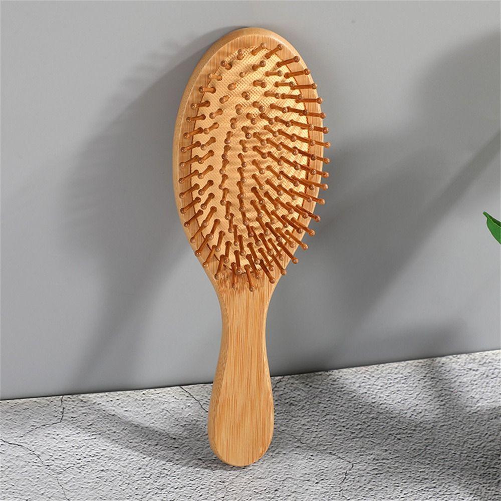 Professional Air Cushion Wood Comb Massage Brush Hair Loss Bamboo Comb Healthy Detangling Hair Brush Styling Tool