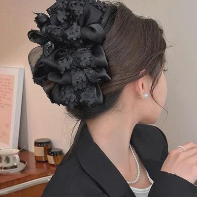 Высококачественная летняя кружевная заколка-бантик для волос в виде акулы для женщин
