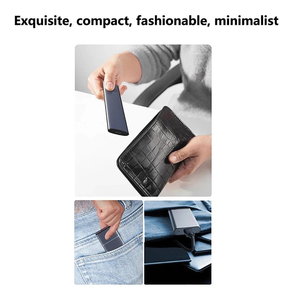 Адаптер-контейнер для M.2 NVMe SSD Алюминиевый корпус для HDD/SSD USB C 3.1 Gen2 10 Гбит/с к NVMe SATA NGFF PCIe Внешний бокс для ноутбука/ПК