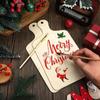 10 шт. DIY деревянная разделочная доска для поделок, детской граффити-живописи, с ручкой, для DIY Хэллоуина, Рождества, кухонного, домашнего декора