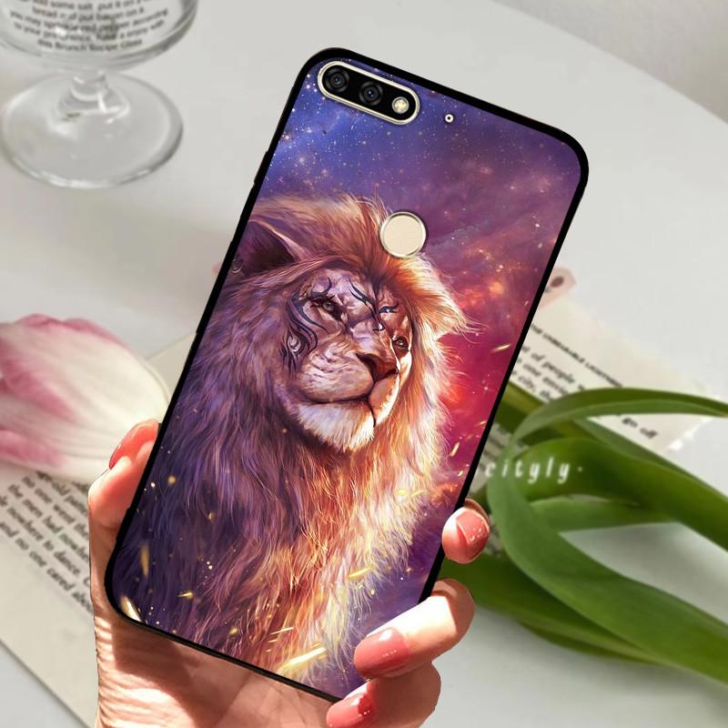 Чехол для Huawei Honor 7C Pro LND-L29 Силиконовый Ударопрочный Мягкий ТПУ Чехол для Телефона Для Huawei Honor 7C 5.99" Funda Honor7CPro Мультяшный