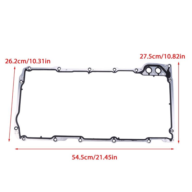 Car Oil Pan Gasket Compatible For LS1 LS2 LQ4 LQ9 LS3 L92 L94 L76 L96 Engines Replace MM-12612350 Auto Accessories
