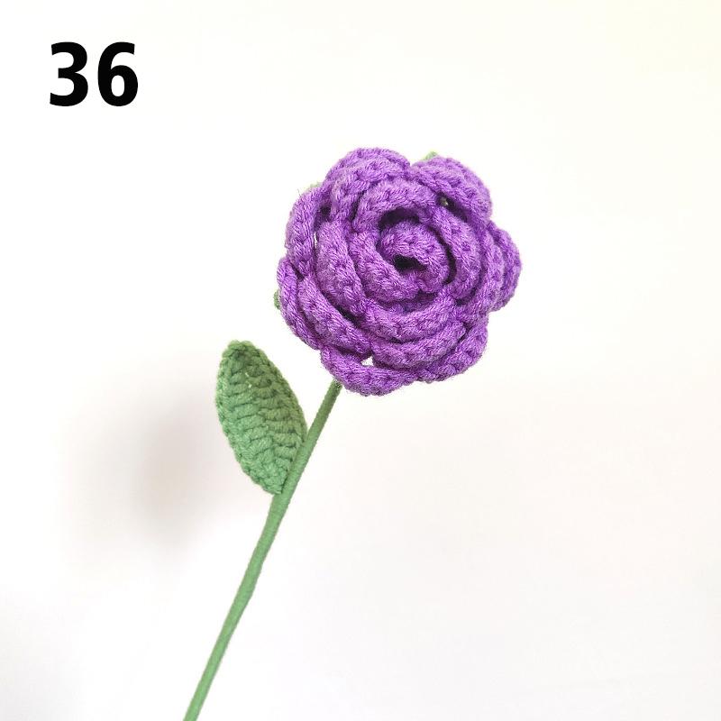 Подарок на День Учителя Подсолнух Вязаный Цветок Вязаный Цветок Ручной Работы Букет Домашний