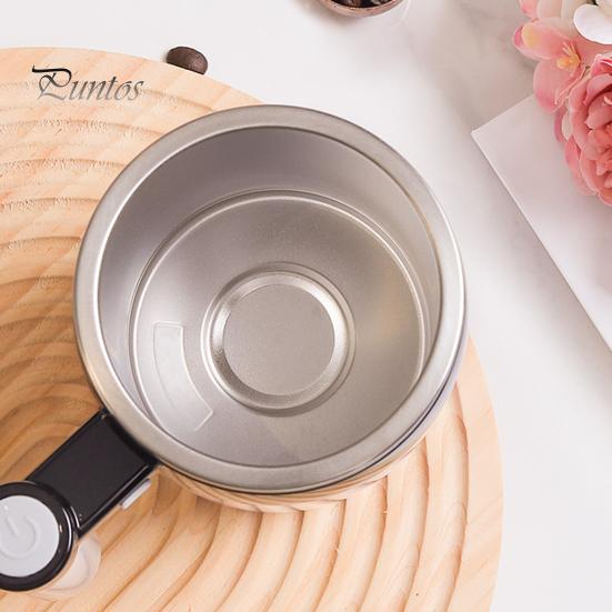 Магнитная саморазмешивающаяся кофейная кружка 400 мл, электрическая кружка для помешивания с крышкой, автоматическая кружка для смешивания кофе, молока, чая, изолированная бутылка из нержавеющей стали