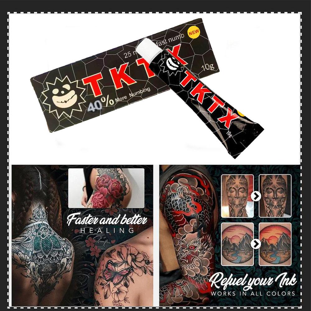 10 г анестетик для татуировки, быстрое онемение кожи, TKTX40%, черный крем, полупостоянный