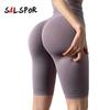 Women's High Waist Hip Lifting Seamless Peach Hip Tight Fitting Sports Fitness Yoga Shorts