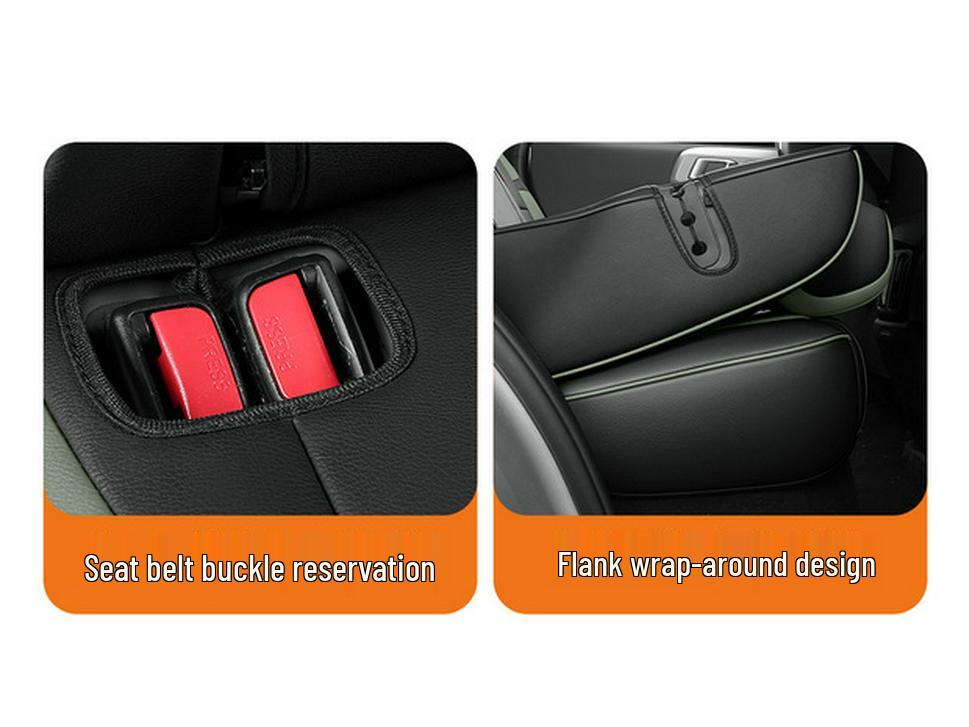 Уравнение Леопард Титан 3 Полностью Кожаный Дышащий Чехол на Сиденье Автомобиля для Всех Сезонов