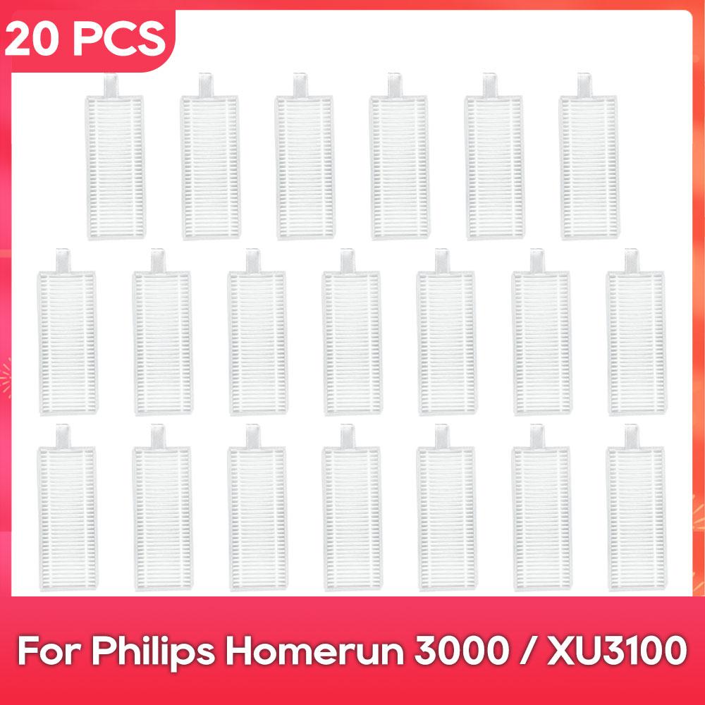Fit For ( Philips 3000 / XU3100 / XU3110 / XU3000 ) Main Side Brush Filter Mop Dust Bag Robot Vacuum Cleaner Parts Accessories