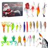 Fishing Christmas Countdown 24 Day Countdown Calendar Calendar With Fishing Lures Set Collectible For Fishing Lover Adult For