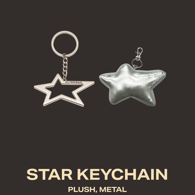 LISA 1st Album ALTER EGO POP-UP Star Plush Key Chain