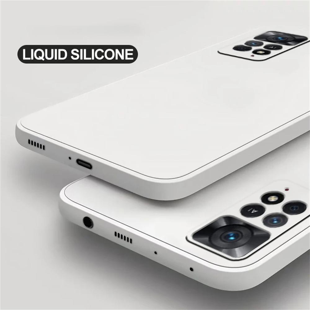 Роскошный Чехол из Жидкого Силикона для Xiaomi Redmi Note 11s Чехлы Xiaomi Redmi Note 11s 10 11 12 13 Pro Plus 5G Чехол Ударопрочный Чехол