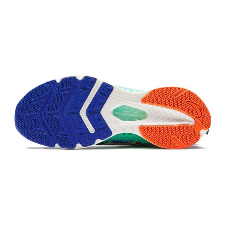 Anta Wind Chaser 5.0 Lightweight Non-Slip Durable Low-Top Kids Running Shoes Kids Sneaker Black Blue 312325516R-1